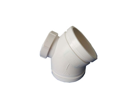 45°彎頭（帶檢）